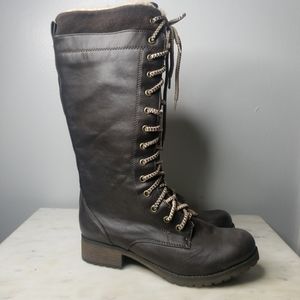 Report heeled winter boots